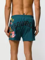 acheter shorts de bain hommes dsquared2 back logo green